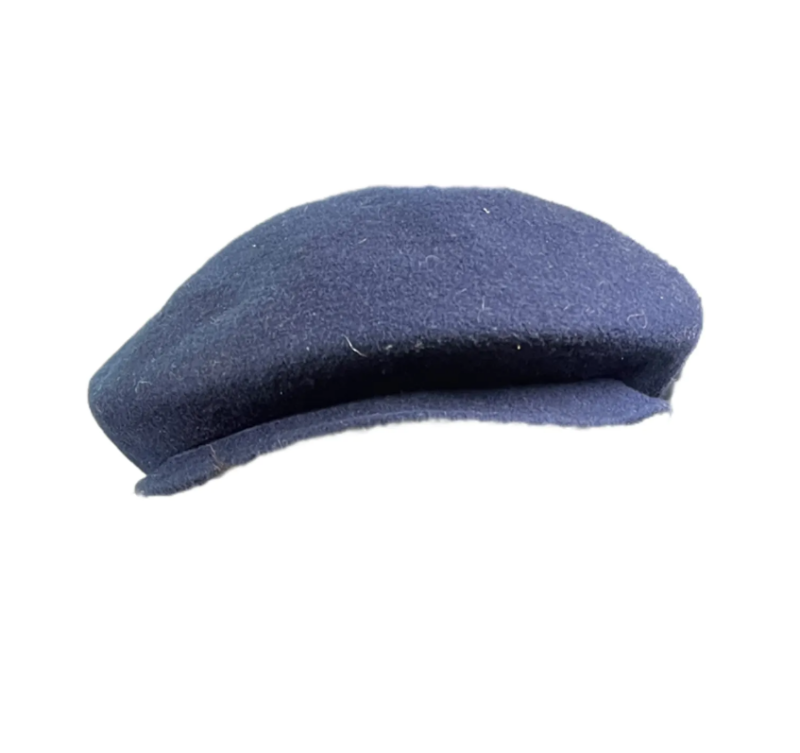 Cappello vintage da uomo modello coppola di colore blu