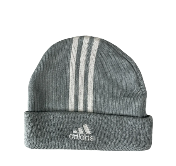 Cappello vintage di lana da uomo di colore grigio e di marca Adidas