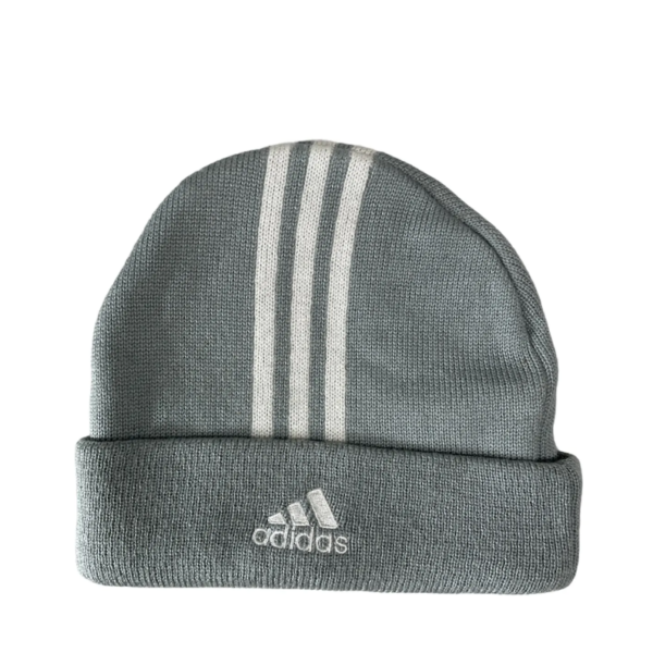 Cappello vintage di lana da uomo di colore grigio e di marca Adidas