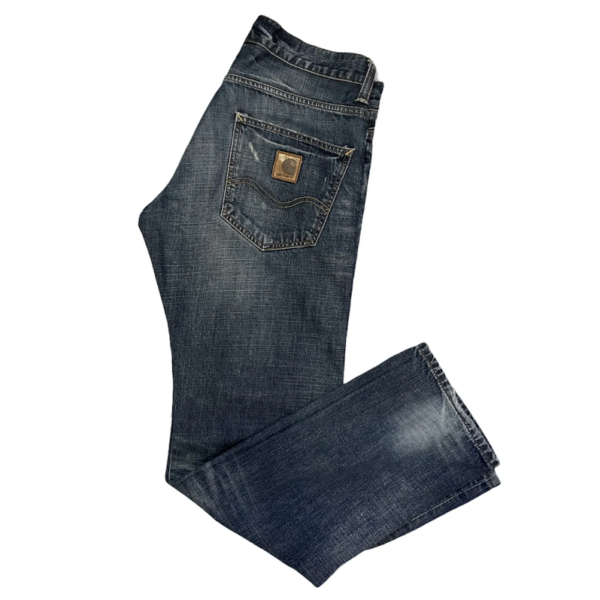 Jeans Carhartt vintage con lavaggio scuro da uomo