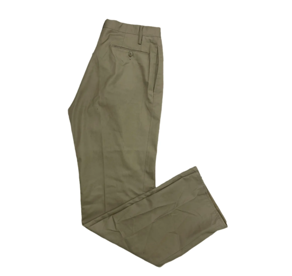 Pantaloni militari vintage begie da uomo