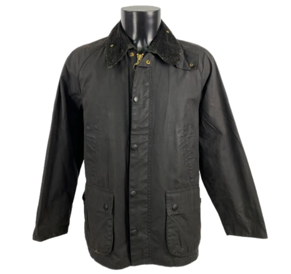 Giubbotto Barbour vintage nero da uomo