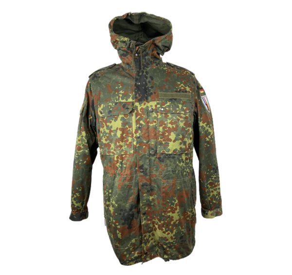 Giubbotto parka militare vintage mimetico da uomo