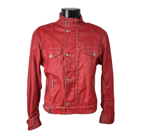 Giacca di jeans Belstaff vintage rossa da uomo