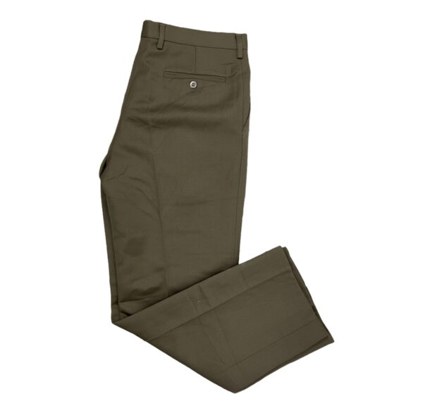 Pantaloni militari vintage marrone da uomo