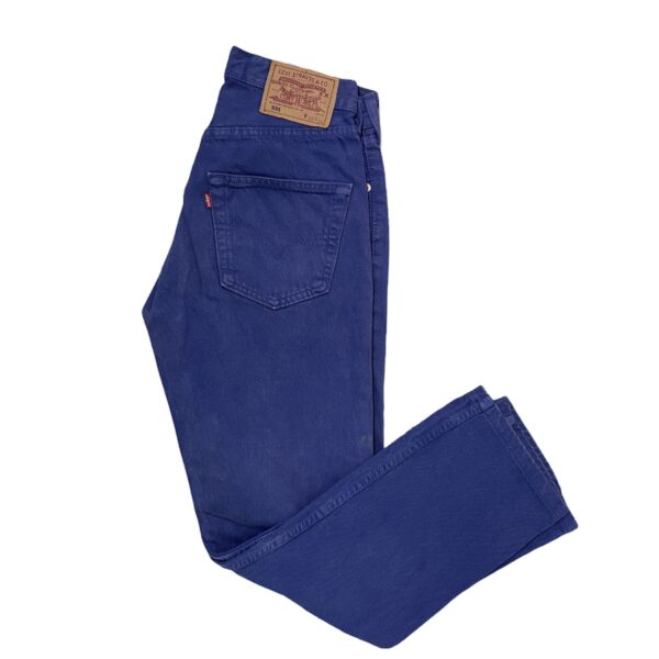 Jeans Levis vintage colorato blu da uomo