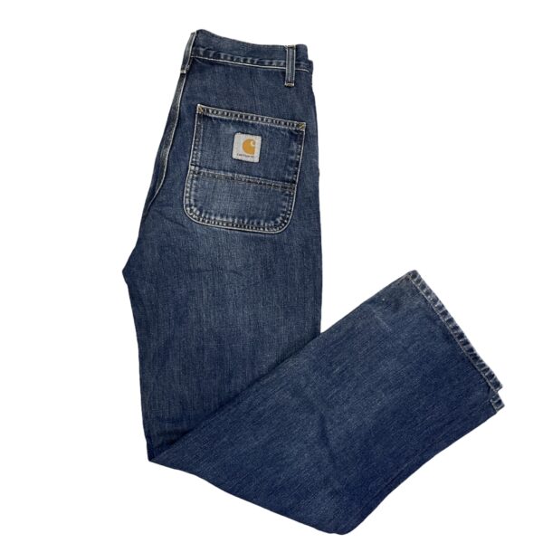 Jeans Carhartt vintage da uomo con lavaggio scuro