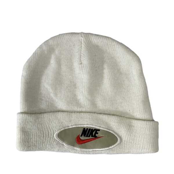 Cappello vintage da uomo di lana bianco di marca Nike