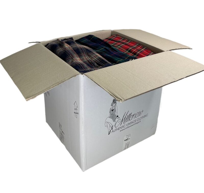 Vintage Gonne Tartan – BOX 20KG