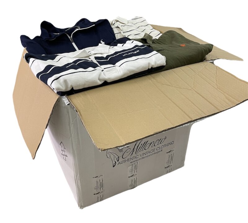 Vintage Polo Tommy/Ralph a manica lunga – BOX 30 KG